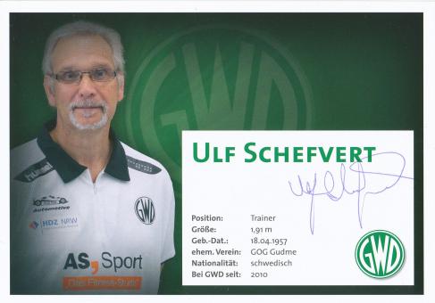 Ulf Schefvert  GWD Minden  Handball Autogrammkarte original signiert 