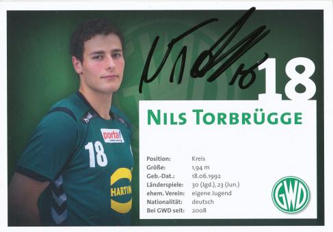 Nils Torbrügge  GWD Minden  Handball Autogrammkarte original signiert 