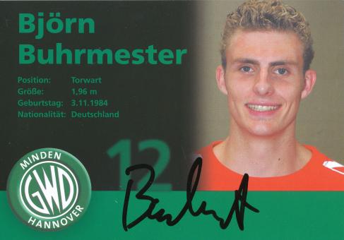 Björn Buhrmester   GWD Minden  Handball Autogrammkarte original signiert 