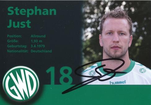 Stephan Just  GWD Minden  Handball Autogrammkarte original signiert 
