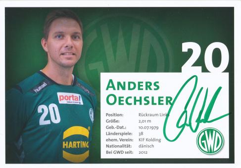 Anders Oechsler  GWD Minden  Handball Autogrammkarte original signiert 