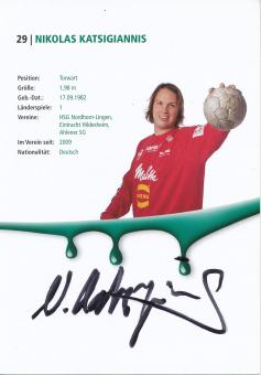 Nikolas Katsigiannis  GWD Minden  Handball Autogrammkarte original signiert 