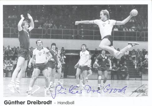 Günther Dreibrodt  Handball Autogrammkarte original signiert 