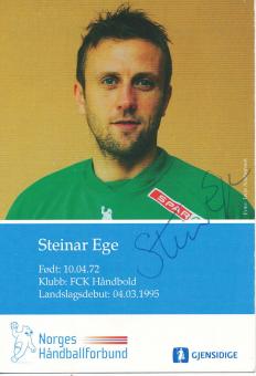 Steinar Ege  FCK Händbold  Handball Autogrammkarte original signiert 