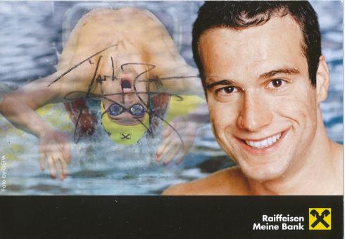 Markus Rogan  Österreich  Schwimmen  Autogrammkarte original signiert 