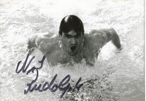 Nils Rudolph  DDR   Schwimmen  Autogrammkarte original signiert 