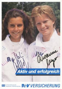 Susanne Meyer & Katrin Adlkofer  Segeln  Autogrammkarte  original signiert 
