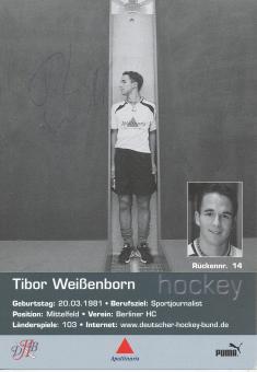 Tibor Weißenborn  Hockey  Autogrammkarte  original signiert 