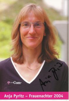 Anja Pyritz  Rudern  Autogrammkarte  original signiert 