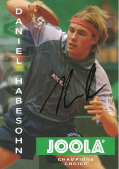 Daniel Habesohn  Tischtennis  Autogrammkarte  original signiert 