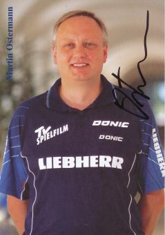 Martin Ostermann  Tischtennis  Autogrammkarte  original signiert 