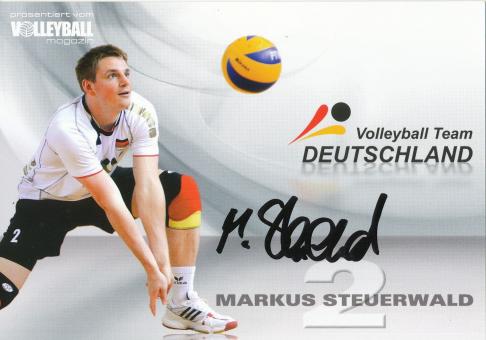 Markus Steuerwald  Volleyball  Autogrammkarte  original signiert 