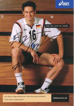 Eugen Bakumovski  Volleyball  Autogrammkarte  original signiert 