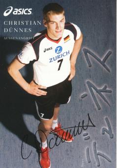 Christian Dünnes  Volleyball  Autogrammkarte  original signiert 