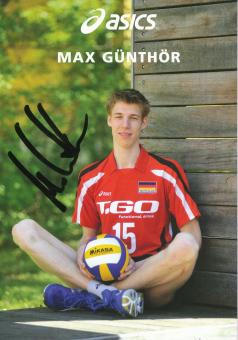 Max Günthör  Volleyball  Autogrammkarte  original signiert 