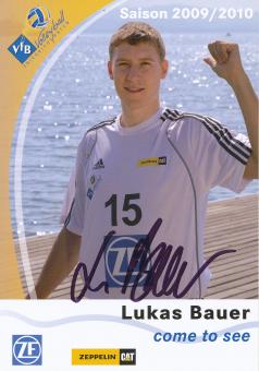 Lukas Bauer  VFB Friedrichshafen  Volleyball  Autogrammkarte  original signiert 