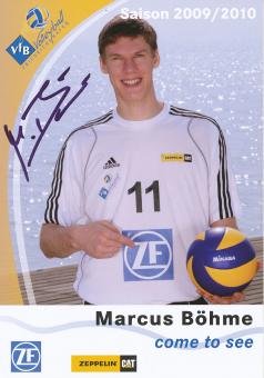 Marcus Böhme  VFB Friedrichshafen  Volleyball  Autogrammkarte  original signiert 