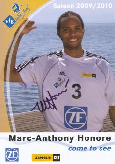 Marc Anthony Honore  VFB Friedrichshafen  Volleyball  Autogrammkarte  original signiert 