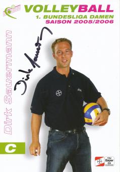 Dirk Sauermann  TSV Bayer 04 Leverkusen  Volleyball  Autogrammkarte  original signiert 