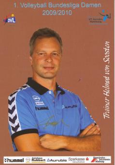 Helmut von Soosten  VT Aurubis Hamburg  Volleyball  Autogrammkarte  original signiert 