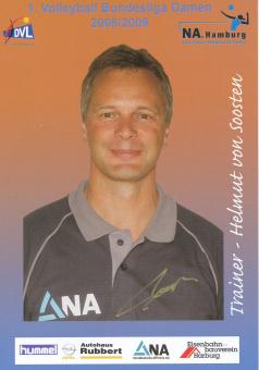 Helmut von Soosten  VT Aurubis Hamburg  Volleyball  Autogrammkarte  original signiert 