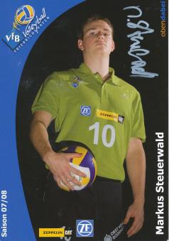 Markus Steuerwald  VFB Friedrichshafen  Volleyball  Autogrammkarte  original signiert 