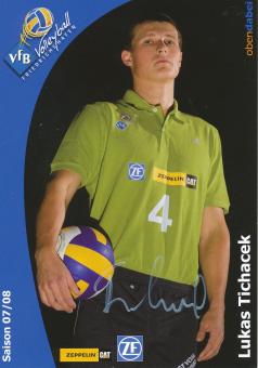 Lukas Tichacek  VFB Friedrichshafen  Volleyball  Autogrammkarte  original signiert 