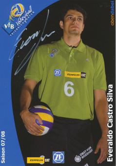 Everaldo Castro Silva  VFB Friedrichshafen  Volleyball  Autogrammkarte  original signiert 