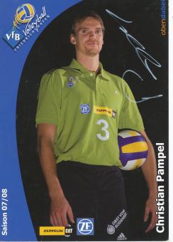Christian Pampel  VFB Friedrichshafen  Volleyball  Autogrammkarte  original signiert 