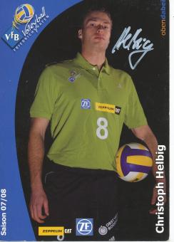 Christoph Helbig  VFB Friedrichshafen  Volleyball  Autogrammkarte  original signiert 