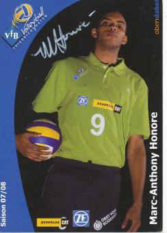 Marc Anthony Honore  VFB Friedrichshafen  Volleyball  Autogrammkarte  original signiert 