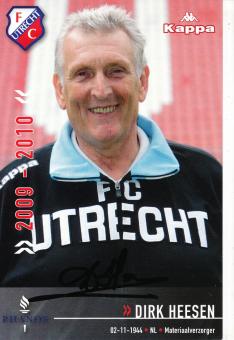 Dirk Heesen  FC Utrecht  Fußball Autogrammkarte  original signiert 