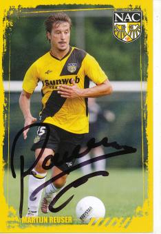 Martijn Reuser  NAC Breda  Fußball Autogrammkarte  original signiert 