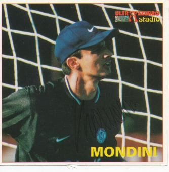 Lucca Mondini  SSC Neapel  Fußball Aufkleber original signiert 