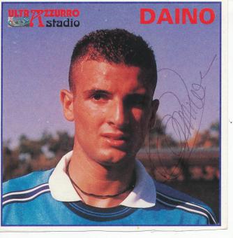 Daniele Daino  SSC Neapel  Fußball Aufkleber original signiert 