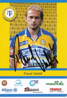 Pavel Verbir  FK Teplice  Fußball Autogrammkarte  original signiert 
