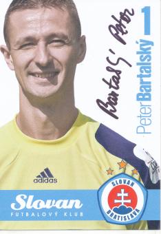 Peter Bartalsky  Slovan Bratislava  Fußball Autogrammkarte  original signiert 