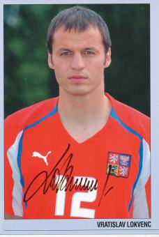 Vratislav Lokvenc  Tschechien Nationalteam Fußball Autogrammkarte  original signiert 