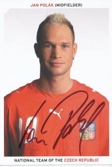 Jan Polak  Tschechien Nationalteam Fußball Autogrammkarte  original signiert 
