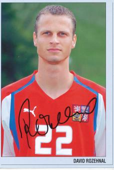 David Rozehnal  Tschechien Nationalteam Fußball Autogrammkarte  original signiert 