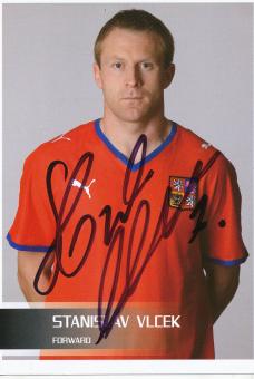 Stanislev Vlcek  Tschechien Nationalteam Fußball Autogrammkarte  original signiert 