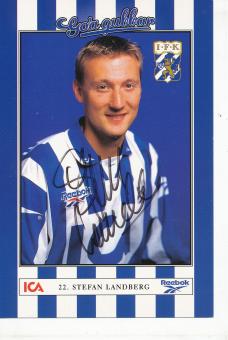 Stefan Landberg  IFK Göteborg  Fußball Autogrammkarte  original signiert 