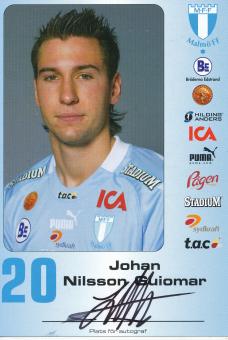 Johan Nilsson Guiomar  Malmö FF  Fußball Autogrammkarte  original signiert 
