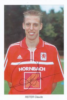 Claude Reiter  Luxemburg Nationalteam Fußball Autogrammkarte  original signiert 