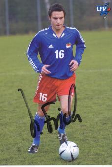 Daniel Frick  Lichtenstein Nationalteam Fußball Autogrammkarte  original signiert 
