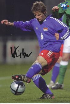 Wolfgang Kieber  Lichtenstein Nationalteam Fußball Autogrammkarte  original signiert 