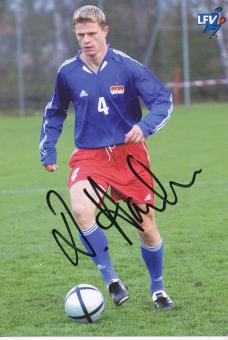 Daniel Hasler  Lichtenstein Nationalteam Fußball Autogrammkarte  original signiert 