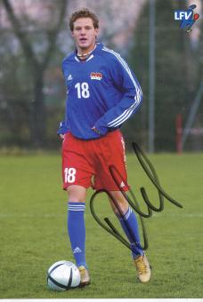 Raphael Rohrer  Lichtenstein Nationalteam Fußball Autogrammkarte  original signiert 