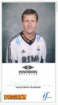 Harald Martin Brattbakk  Rosenborg Trondheim Fußball Autogrammkarte  original signiert 