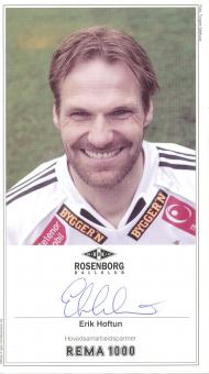 Erik Hoftun  Rosenborg Trondheim Fußball Autogrammkarte  original signiert 